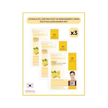 Dermal Aydınlatıcı Ve Nemlendirici Limon Özlü Kollajen Maske 3 x 23 G