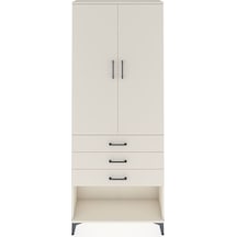 Arges Dolap 3 Raflı 3 Çekmeceli 2 Kapaklı 88x30x221 Aytaşı-ay... Aytaşı