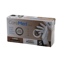 Coremed Bimel S Beden Pudralı Muayene Eldiveni 100lü Go53/02945