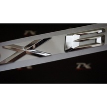 Bmw X6 Uyumlu Bagaj Krom Metal 3m 3d Yazı Logo