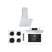 Teka Hak 625 Börek Şefim WH- GBE 64002 WH - ATV 60 WH Chef 6 Beyaz Ankastre Set
