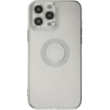 Newface Apple Uyumlu iPhone 13 Pro Max Kılıf Santa Lens Silikon - Şeffaf Şeffaf