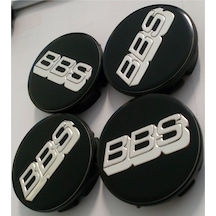 Jant Göbeği Bbs 58/55 55Mm. Yuva 4Lü Set Siyah Alüminyum