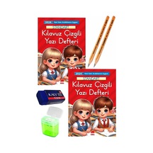 Güzel Yazı Defteri Orta Boy Fatih Jumbo Kurşun Kalem Sınav Silgisi Kalemtraş Yeni Müfredat Standart Klavuz Çizgili