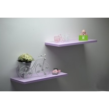 Peakdizayn Duvar Rafı 2'li 50 CM - Farklı Renk Seçenekleri