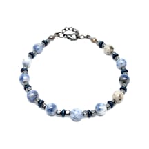 Omark Cotton Boncuk Bileklik No8 Mavi