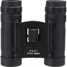 Nikula 8x21 Av Dürbünü - 131m/1000m - Kauçuk Kaplama Siyah