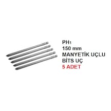 Yıldız Ph1x150 Mm Yıldız Bits Uç Manyetik 5 Adet