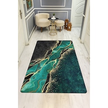 Modern Desenli Dijital Baskı Kaymaz Taban Halı H0137 Renkli