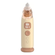 Xuweiwei Portable Electric Baby Nasal Cleaner Khaki Yumuşak Işık 3 Emme Seviyesi Ev Kullanımı
