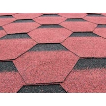 Unotech Shingle Petek Kırmızı (Altıgen)