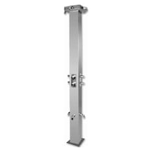 Havuz Duşu-sahil Duş Kulesi Paslanmaz Çelik 4'lü Kare Zaman Ayarlı Musluk -9013071422931 Gri