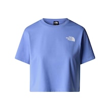 The North Face Kadın Sımple Dome Cropped Relaxed Tişört Nf0a87u40yı1 Mavi