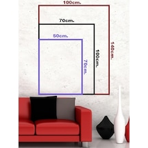 Kanvas Tablo Desenli Ejderha 50cmx70cm