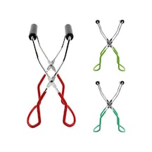 Pazly Paslanmaz Çelik Konserve Kavanozu Kaldırıcı Pense, Mutfak Ve Restoran İçin Güvenli Tutma Sapı - Yeşil Diğer