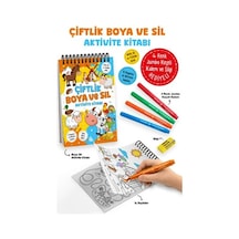 Çiftlik - Boya Ve Sil Aktivite Kitabı / 3 Yaş +