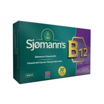 Sjomann's Vitamin B12 30 Çiğneme Tableti