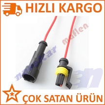 Maflen Su Geçirmez Hazır Bağlantı Soket 1pin Dişi erkek Set-s2953