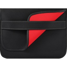 Neopren Yatay Dizüstü Bilgisayar Çantası 10 - 11 İnç 10.11 İnch Siyah Siyah