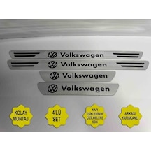 Volkswagen New Beetle İle Uyumlu Kapı Eşiği Koruyucu Ön - Arka 4'lü Set