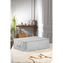Büyük Boy Baza Altı Gri Benekli Hurç 62 X 46 X 22 Cm Nefes Alabilen Kumaş Gri Tr Diğer