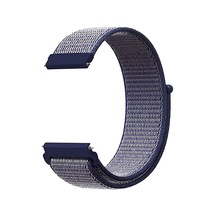 Huawei Watch Gt2 42mm İçin Hasırlı Kordon Woven Sport Loop Mor Watch Gt2 42mm İle Uyumlu Kordon - Mor Çok Renkli