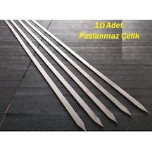 İnce Yassı Kuşbaşı Şiş 10 Adet