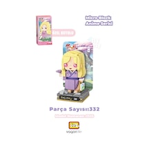 Loz Micro Anime Serisi 1323 Modeli 332 Parçaça Dekoratif Oyuncak Yapım Seti Yapı Blok Fflz-1322
