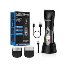Erkekler İçin Barberboss Kablosuz Sakal Kesme Makinesi, Kişisel Bakım Ürünleri, Ayarlanabilir Uzunluklara Sahip Bar Saç Kesme Makinesi, Islak/kuru Kullanım Ve Akıllı Ekran, Şarj Edilebilir Bakım Seti Diğer