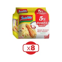 Indomie Tavuklu Hazır Noodle 8'li 5 x 75 G