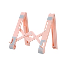 Xiyyadms 3'lü Çok Fonksiyonlu Klaptop Dikeyleyici: Ergonomik Yükseklik Ayarlı, Taşınabilir Ve Katlanabilir, 16 İnç'e Kadar Cihazlar İçin, Pembe