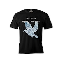 Coldplay - Ghost Stories Bird Siyah Erkek Tshirt 001
