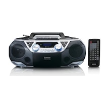 Lenco SCD-720SI Bluetooth ve USB Bağlantılı Radyo - CD - Kaset Çalar Taşınabilir Boombox Gümüş