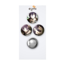 Chainsaw Man Reze 3'lü Metal Rozet Seti 58mm İğneli Buton Çanta Yaka Rozeti Çok Renkli