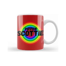 Scottie Pippen Basketball Gifts Vintage Retro Rainbow Quotes For Boys And Dad Kupa Bardak Porselen Karışık