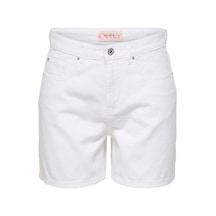 Only Onlphıne Dnm Shorts Noos Kadın Beyaz Denim Şort - 15196224