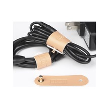 Bubm Lxdc 3 Adet Deri Kablo Askıları Kablo Bağı Sarar Kordon Yönetim Tutucu - Renkli