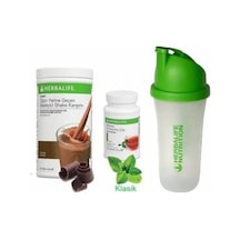 Herbalife Shake Çikolata 550 Gr + Çay Klasik 50 Gr + Shaker