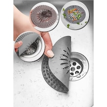 Yuvarlak Silikon Süzgeçli Lavabo Tıpası Mıt1068