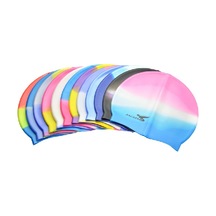 Yüzme Şapkası, Mükemmel Su Geçirmez Yüzme Şapkası, Elastik Silikon Kaplıca Şapkası Mc404 Çok Renkli