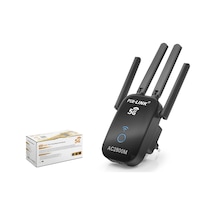 Pıxlınk Ac27q Wifi Repeater Router Access Point Ac2800 Dual Band 5 Ghz Siyah