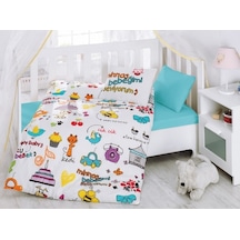 Cotton Box Bebek Mutlu Bebek Beyaz Nevresim Takımı