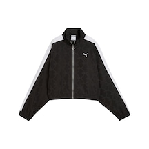 634561-01 Puma T7 Jacquarded Woven Jacket Kadın Ceket Siyah 634561-01 Siyah