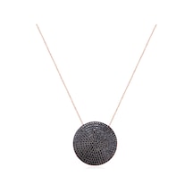 Cosar Sılver 925 Ayar Pave Kolye Rose
