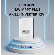 Lexron İnverter 1 Kw 12 Volt 1000 Watt Plus 12 Kg Akıllı Tam Sinüs Mppt-