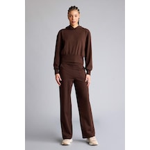 Defacto Wide Leg Cepli Geniş Paça Uzun Sporcu Eşofman Altı G5496ax25wnbn192 Kahve-bn192