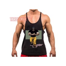 Tarzsokak Gym Tank Top Fitness Sporcu Atleti Gym53 Siyah