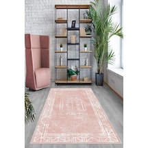 West Home Dijital Baskı Yıkanabilir Kaymaz Taban Salon Halısı Mutfak Halısı Yolluk Ve Banyo Paspası Wh 435 Rose