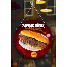 Et Döner Salonu Için Tek Taraflı Karşılama Tabelası, Döner Dükkanı Kapı Duvar Tablo Pano Süs Dekoru