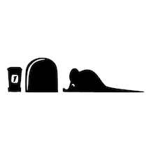 Fare Deliği Model 1 Oto Kaliteli Kaliteli Sticker Siyah 30 X 6 Cm Aracınıza Yeni Bir Tarz Katın